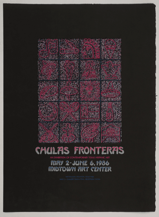 Chulas Fronteras (Exhibition Poster), 1986